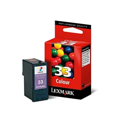 Image of Lexmark No 33 Ink Cartridge Colour 11.5ml