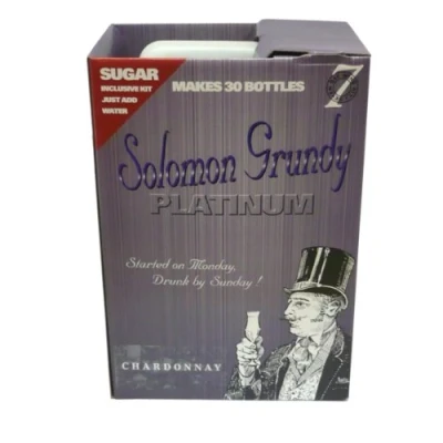 Image of Solomon Grundy PLATINUM 7 Day Wine Kit 30 Bottle Chardonnay