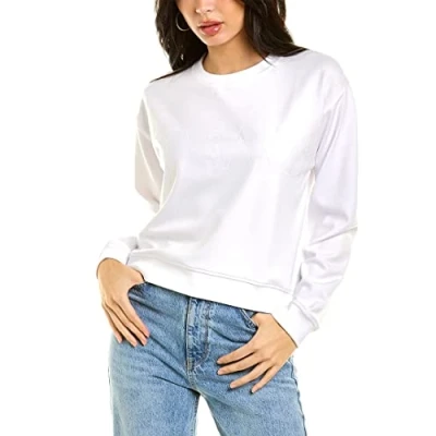 Image of Ted Baker Womens Lorito Top Crew Sweater Jumper Pullover White M
