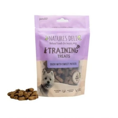 Image of Natures Deli Puppy Training Treats Duck with Sweet Potato Dog Treat, Gluten Free Biscuits for Small Dogs 100 g