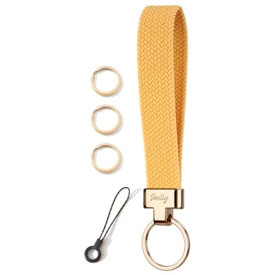 Image of SENLLY Wristlet Lanyard, Stretchy Keychain Holder, Original Elastic Anti Drop Design Keyring