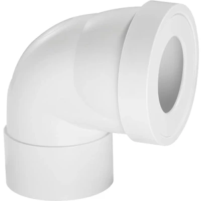 Image of Wirquin 71020102 Pipe Short Elbow with Female Connector Diameter 100 mm