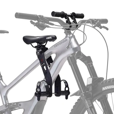 Image of Kids Ride Shotgun 2 5yr old 2.0 Front Mounted Child MTB Bike Seat and Handlebars Combo