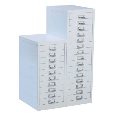 Image of Matlock 10 drawer Non locking Multi Grey