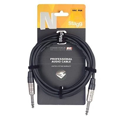 Image of Stagg NAC3PSR 3m N Series 1/4 inch Jack to Cable