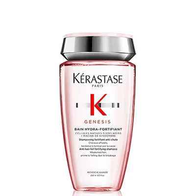 Image of Kérastase Genesis, Nourishing &amp; Fortifying Shampoo, For Weakened Hair, With Ginger Root Edelweiss Flower, Bain Hydra Fortifiant, 250ml