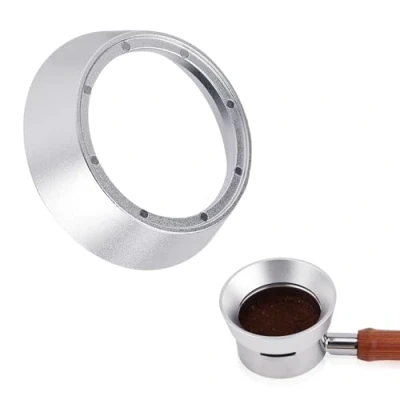 Image of FunnAura 58mm Dosing Funnel, Universal Aluminum Magnetic Coffee Ring for Espresso Machine Portafilter