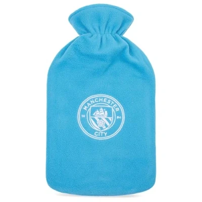 Image of Manchester City F.C. Hot Water Bottle with Soft Cover 1.8L Gifts for Him (Blue)