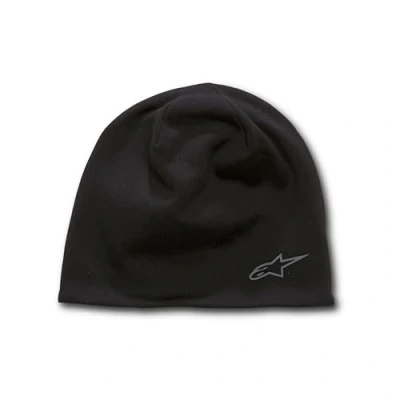 Image of Alpinestars Men&#039;s Tech Beanie Hat, Black/Light Grey, One Size
