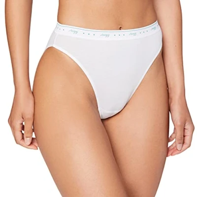 Image of sloggi Women&#039;s 24/7 100 Tai Brief, White, 16