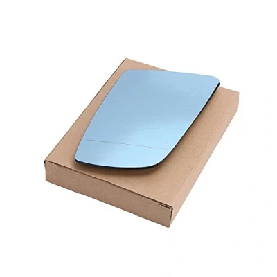 Image of GSRECY Blue tinted Heated Electric Wing Mirror Glass For E60 E61 2003 2010 E63 E64 (Left)
