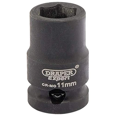 Image of Draper Expert HI TORQ� 6 Point Impact Socket, 3/8&quot; Sq. Dr., 11mm
