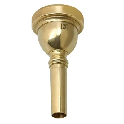 Image of High grade 12C Trombone Mouthpiece Gold plated for Accessories