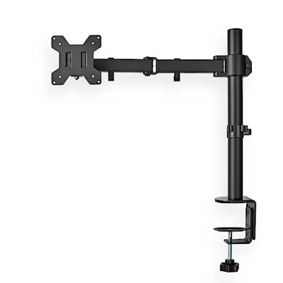 Image of Single Arm Desk Full Motion Mount Bracket LCD Computer Monitor Stand 15 32 Screen TV