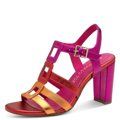 Image of Marco Tozzi High heeled sandals, Women&#039;s, Size: 380, Pink shoes