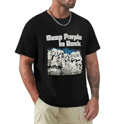 Image of Deep Purple T Shirt in Rock Album 1970 Band Retro Men Black M