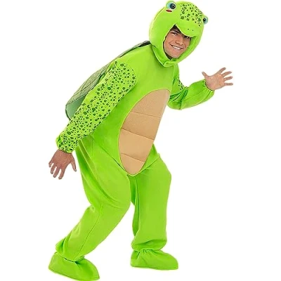 Image of Funidelia Turtle Costume for men and women Animals adults accessory fancy dress &amp; props Halloween, carnival parties Size S M Green