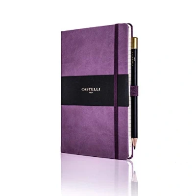 Image of Castelli RQ24/25 477 Medium Lined Ruled Tucson Notebook Purple