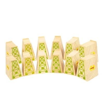 Image of Bigjigs Rail High Level Blocks (Pack of 12)