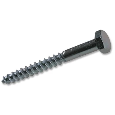 Image of Duratool D02030 Stainless Steel Hex Head Coach Screw, M10 x 70mm, Pack of 10