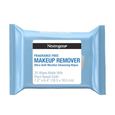 Image of Neutrogena Makeup Remover Cleansing Towelettes, Fragrance Free, 25 Count