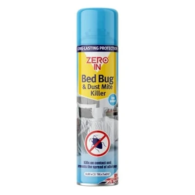 Image of Zero in Bed Bug &amp; Dust Mite Killer Spray 300ml (1)