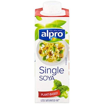 Image of Alpro Single Cream SOYA Alternative 15x250ml