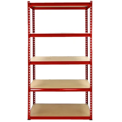 Image of MonsterShop Z Rax 90cm Corner Racking Bundle Shelving &amp; 4 Garage Bays