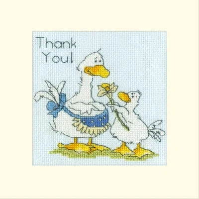 Image of Bothy Threads Thank You! Counted Cross Stitch Kit