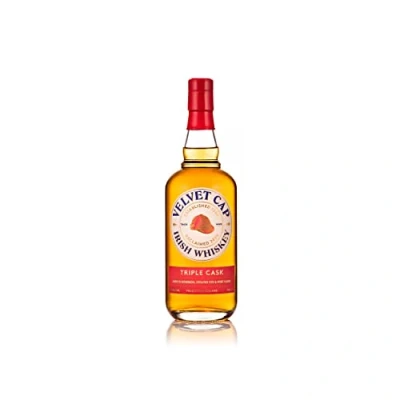 Image of Velvet Cap Irish Triple Cask Whiskey, ABV 40%, 70cl