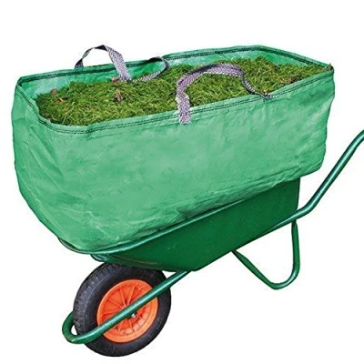 Image of SPARES2GO Equestrian Stable Wheelbarrow Carrier Bag Heavy Duty Capacity Increase (270 Litre)