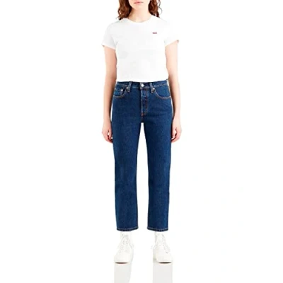 Image of Levi&#039;s 501 Crop Women&#039;s Jeans, Salsa Stonewash, 24W / 26L