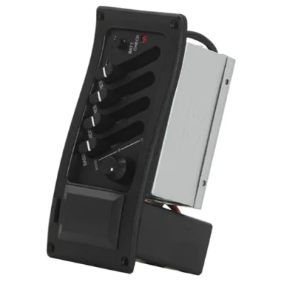 Image of 4 Band Preamp Amplifier EQ Equalizer Pickup Tuning System For Acoustic Guitar Parts &amp; Accessories