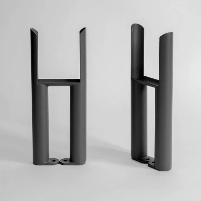 Image of Park Lane Anthracite Legs for Traditional Radiator Triple Bar