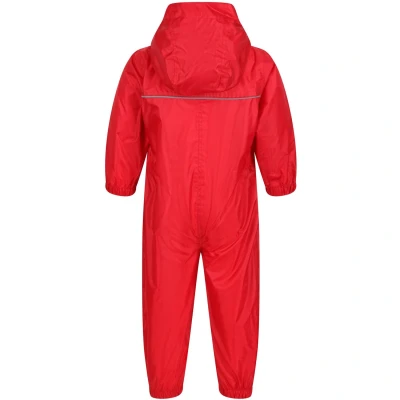 Image of Regatta Kids Paddle Rain Suit 36 48 Months Classic Red