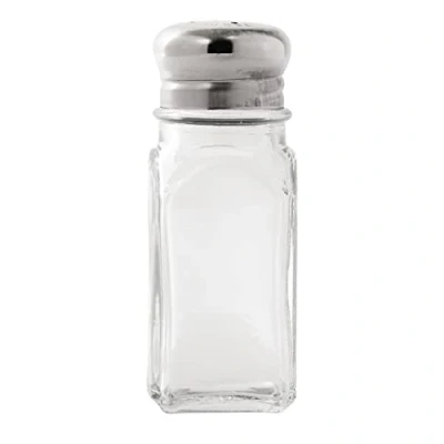 Image of Nostalgic Salt and Pepper Shaker 100X40mm Glass Cruet Pot Kitchen 100pc