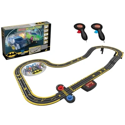 Image of Scalextric Micro Car Race Track Sets for Kids Age 4+ Batman vs The Riddler Builder Construction Set, Battery Powered Track, Slot Cars Kids&#039; Play Vehicles Mini Toy Racing Tracks Boys