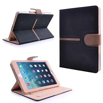 Image of MOFRED® Buckle Suede Leather Apple Air (Launched 2013) Case Executive for iPad with Built in magnet Sleep &amp; Awake Feature (For Models A1474,A1475 and A1476)