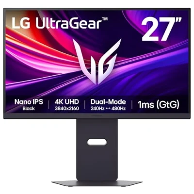 Image of LG UltraGear 4K Gaming Monitor 27G850A, 27 Inch, 4K, 240Hz, 1ms Respone Time, NVIDIA G SYNC Compatible, AMD FreeSync Premium Pro, DisplayPort, HDMI (Purple Gray)