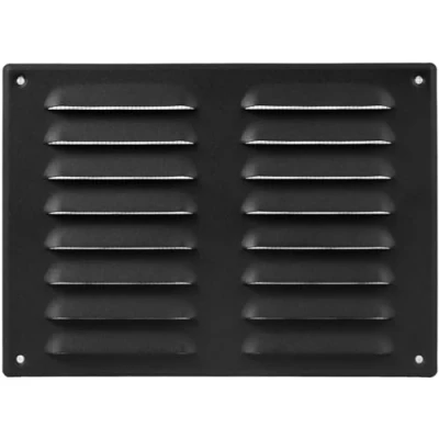 Image of 10&quot; x 7.5&quot; Inch (Outer Dimensions) Anthracite Air Vent Cover Quality Return Grilles for Ceiling and Sidewall HVAC with Protection Screen (260 190 mm)