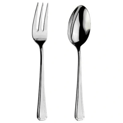 Image of Arthur Price Classic Grecian Serving Spoon &amp; Fork Set