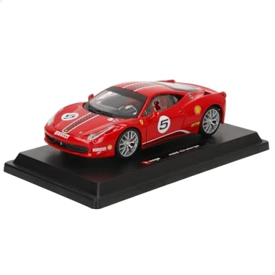 Image of Bburago B18 26302 Ferrari 1:24 458 Challenge, Red