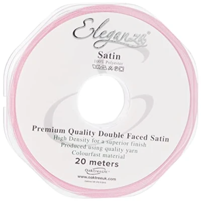 Image of ELEGANZA Double Faced Satin 6mm Fashion Pink No.22, 6 mm x 20m