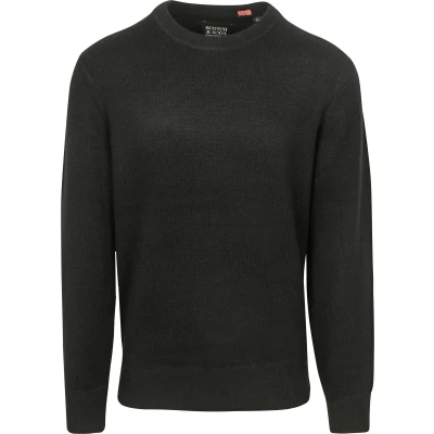 Image of Scotch &amp; Soda Regular FIT Sweater Jumper, Men&#039;s, Size: Large, Black