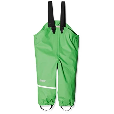 Image of CareTec Unisex Kids Overall Pu W/O Fleece Rain Trousers, Green (974), 116 UK