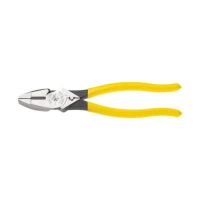 Image of Klein Tools D2139NECR Side Cutting Pliers, 0 V, Yellow/Silver, 229 mm