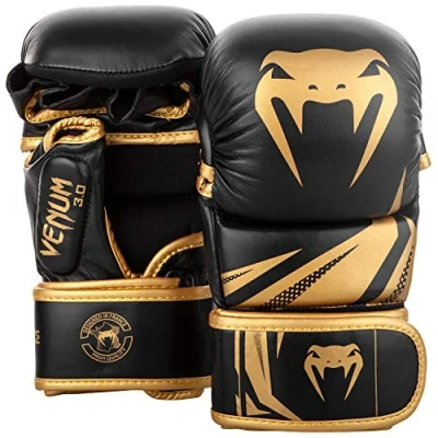 Image of Venum, Challenger 3.0 Sparring Gloves, Unisex Adult, L/XL, Black/Gold