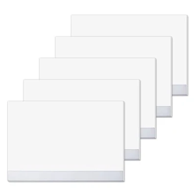 Image of SIGEL HO280 Paper Desk Pad, Blank with Protective Strip, A2 (59.5 x 41 cm) 80gsm, White, 30 Sheets, 5pcs.