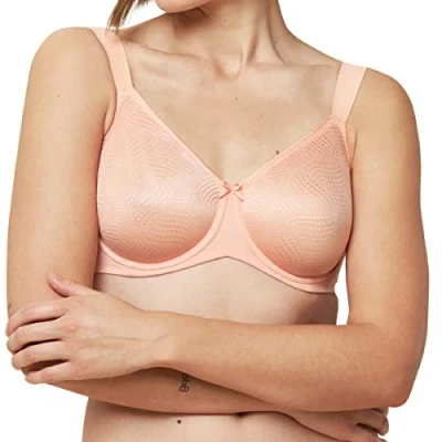 Image of Triumph Essential Minimizer W X Bra Women&#039;s, Pink Light Combination, 32D