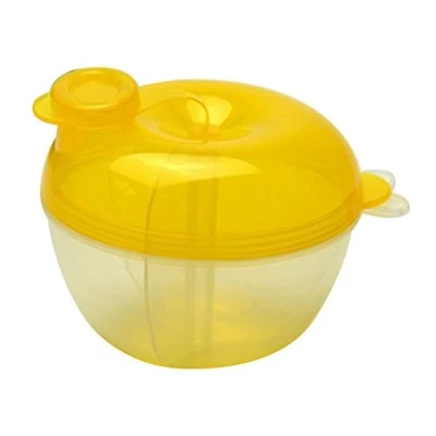 Image of Gemini_mall® Baby Food Storage Container Box Feeding Milk Powder Dispenser (Yellow)
